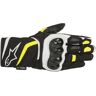 Alpinestars T-SP Guanti Tessili per motocicli Nero Giallo 3XL