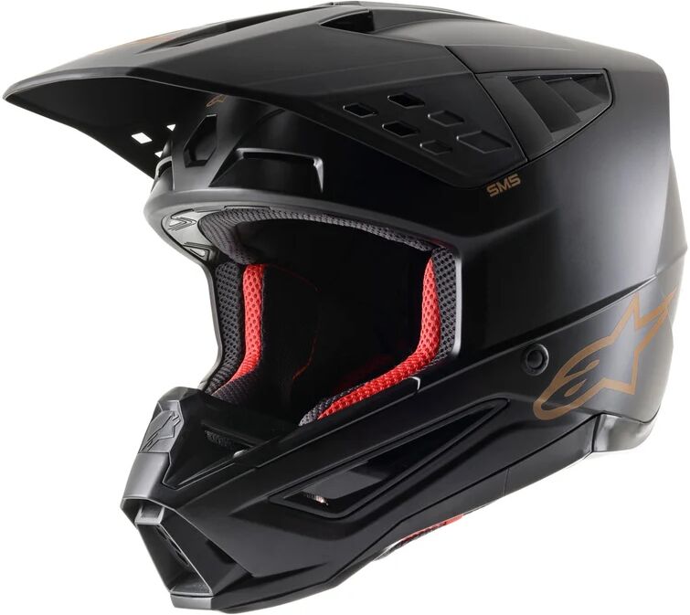 ALPINESTARS - Casco S-M5 Solid Nero / Marrone Matt Nero,Marrone M