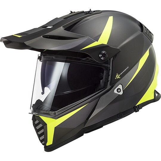 Casco Cross Enduro Off Road Moto Ls2 MX436 PIONEER EVO Route taglia XL