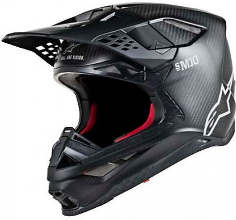 Casco in Carbonio Moto Cross Enduro Alpinestars SUPERTECH S taglia XL