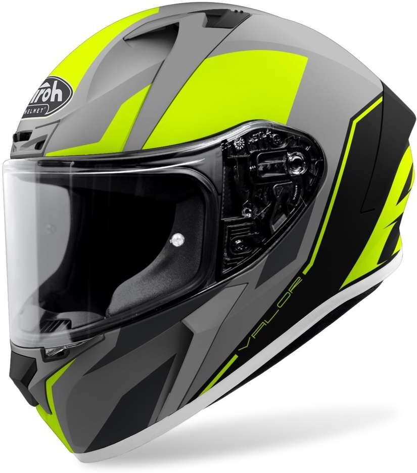 Casco Integrale Moto Airoh VALOR Wings Giallo Opaco taglia M