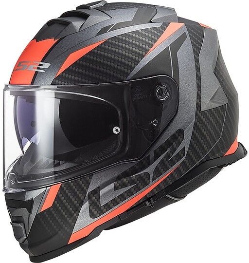 Casco Integrale Moto Doppia Visiera Ls2 FF800 STORM Racer Ti taglia XS