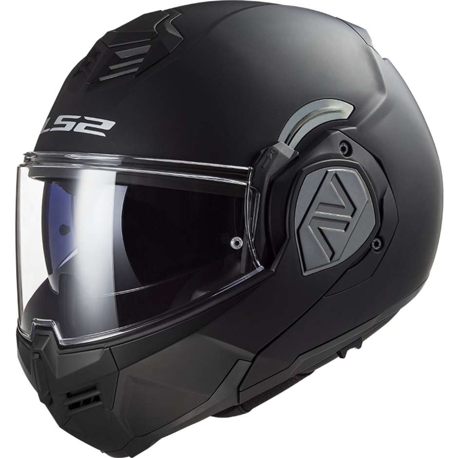 Casco Modulare Omologato P/J Ls2 FF906 ADVANT SOLID Nero Opa taglia M