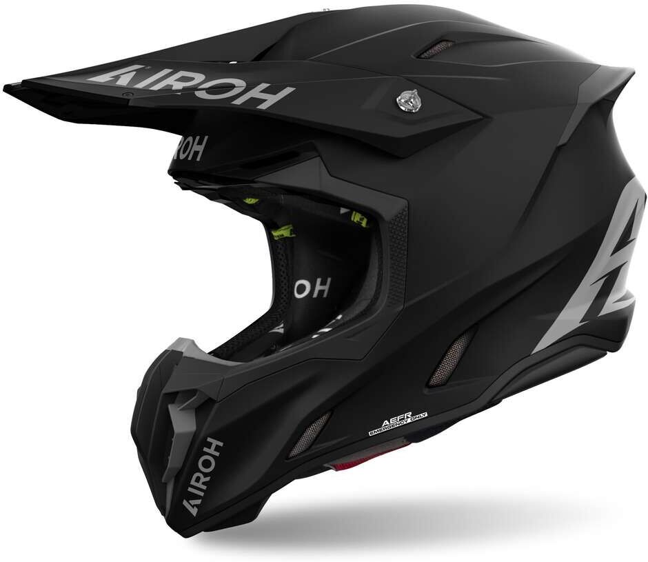 Casco Moto Cross Enduro Airoh TWIST 3 COLOR Nero Opaco taglia L