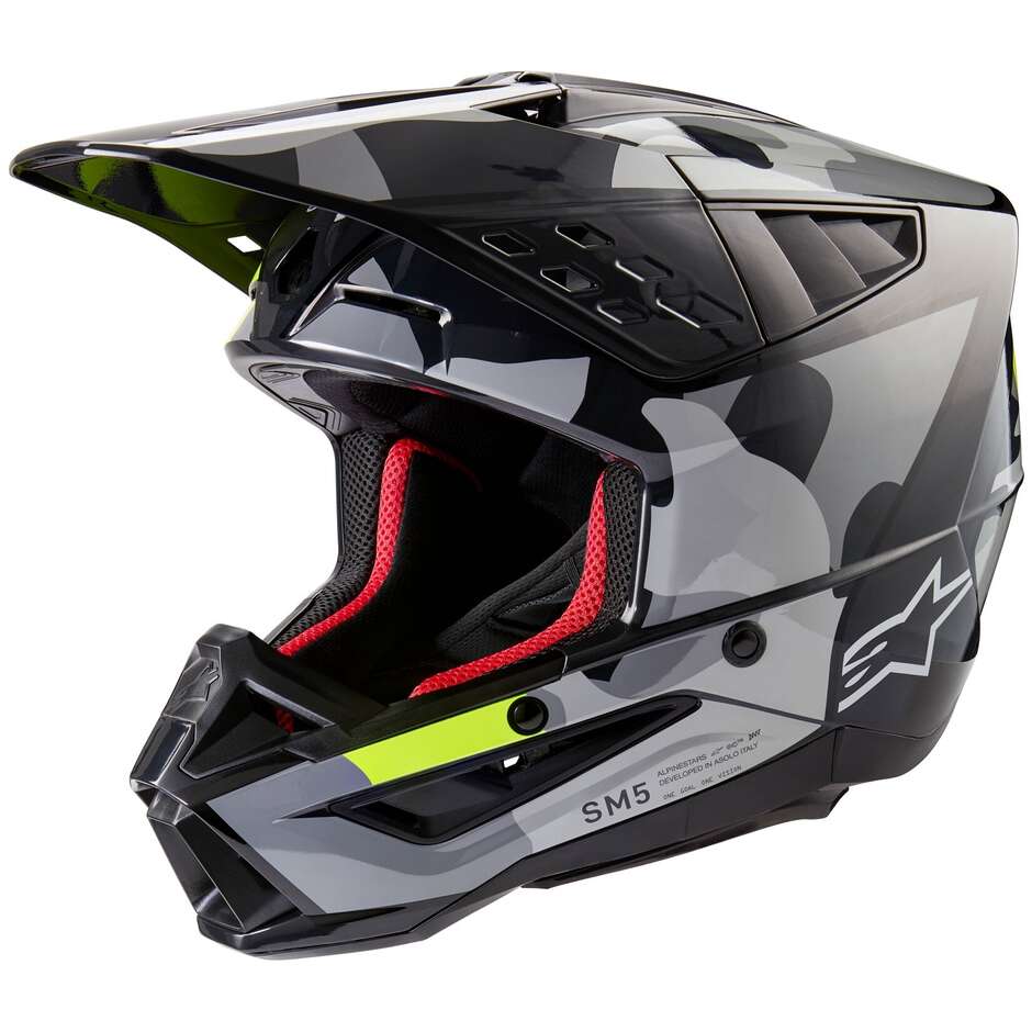 Casco Moto Cross Enduro Alpinestars S-M5 ROVER 2 22.06 Fluo taglia XL