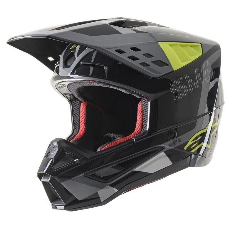 Casco Moto Cross Enduro Alpinestars S-M5 ROVER Antracite Gia taglia XL