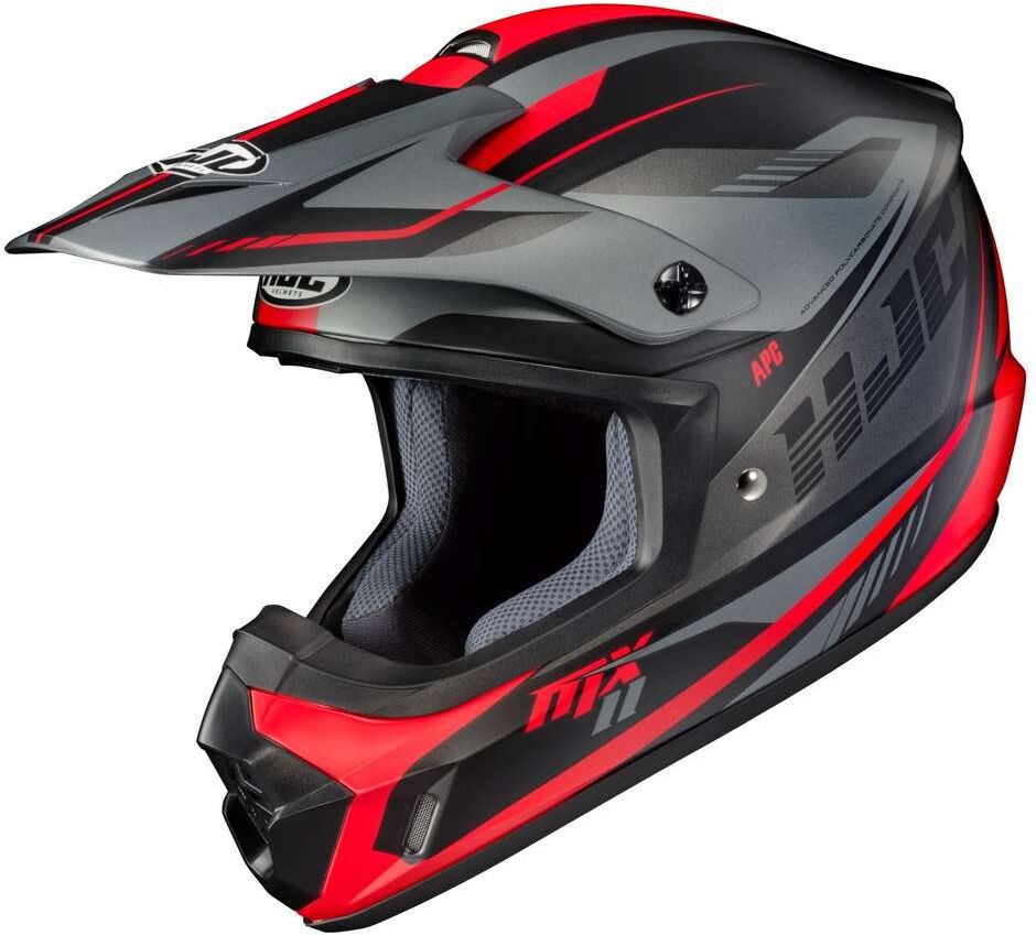 Casco Moto Cross Enduro Bambino Hjc CL-XY II DRIFT MC1SF Ner taglia M