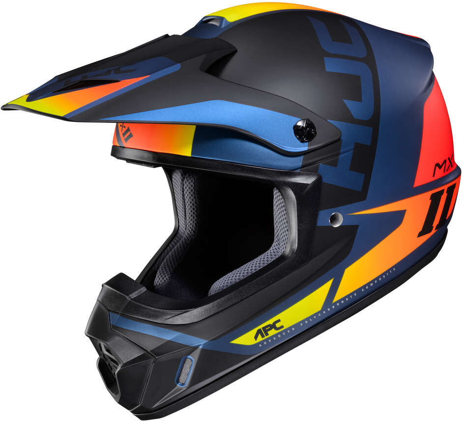 Casco Moto Cross Enduro Hjc CS-MX II CREED MC27SF Opaco taglia L