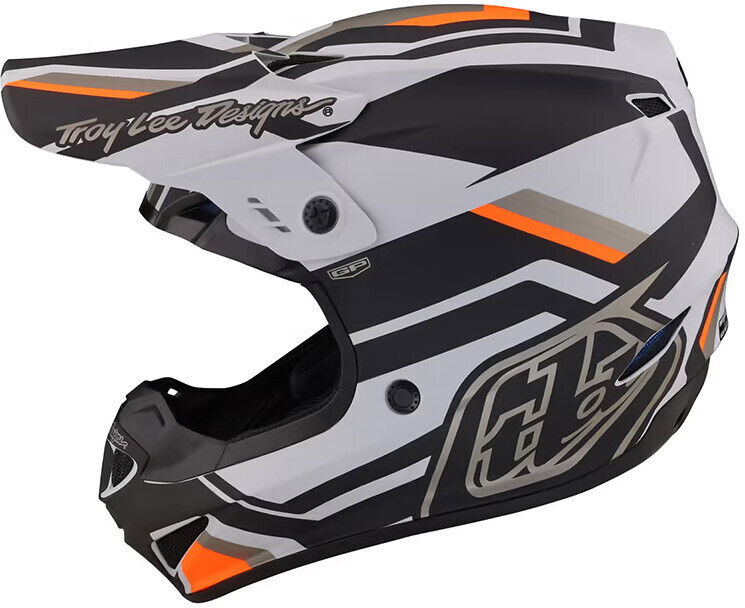 Casco Moto Cross Enduro Troy Lee Designs GP APEX Grigio taglia XL