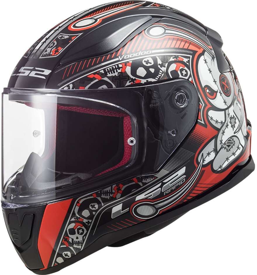 Ls2 Casco Moto da Bambino Integrale Ls2 FF353j RAPID MINI Voodoo taglia S