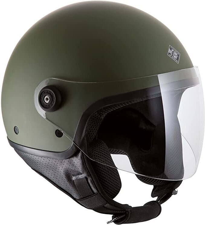 Casco Moto Demi-Jet Tucano Urbano EL JETTIN Verde Airborne O taglia S