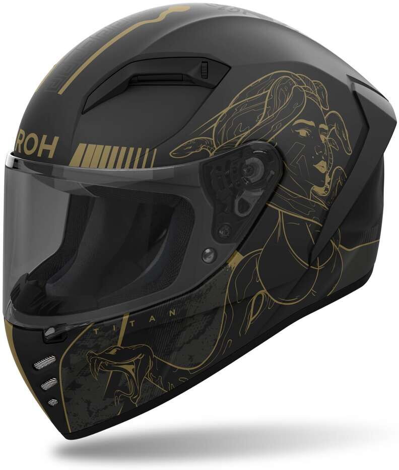 Casco Moto Integrale Airoh CONNOR TITAN Opaco taglia XS