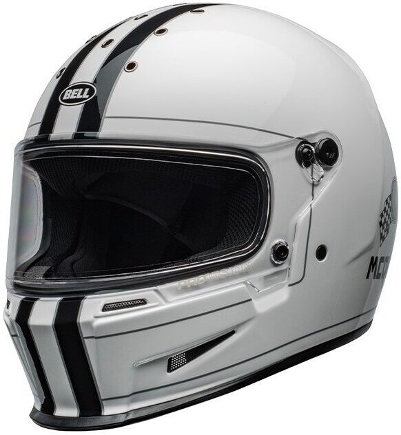 Casco Moto Integrale BELL ELIMINATOR STEVE MCQUEEN Bianco taglia M