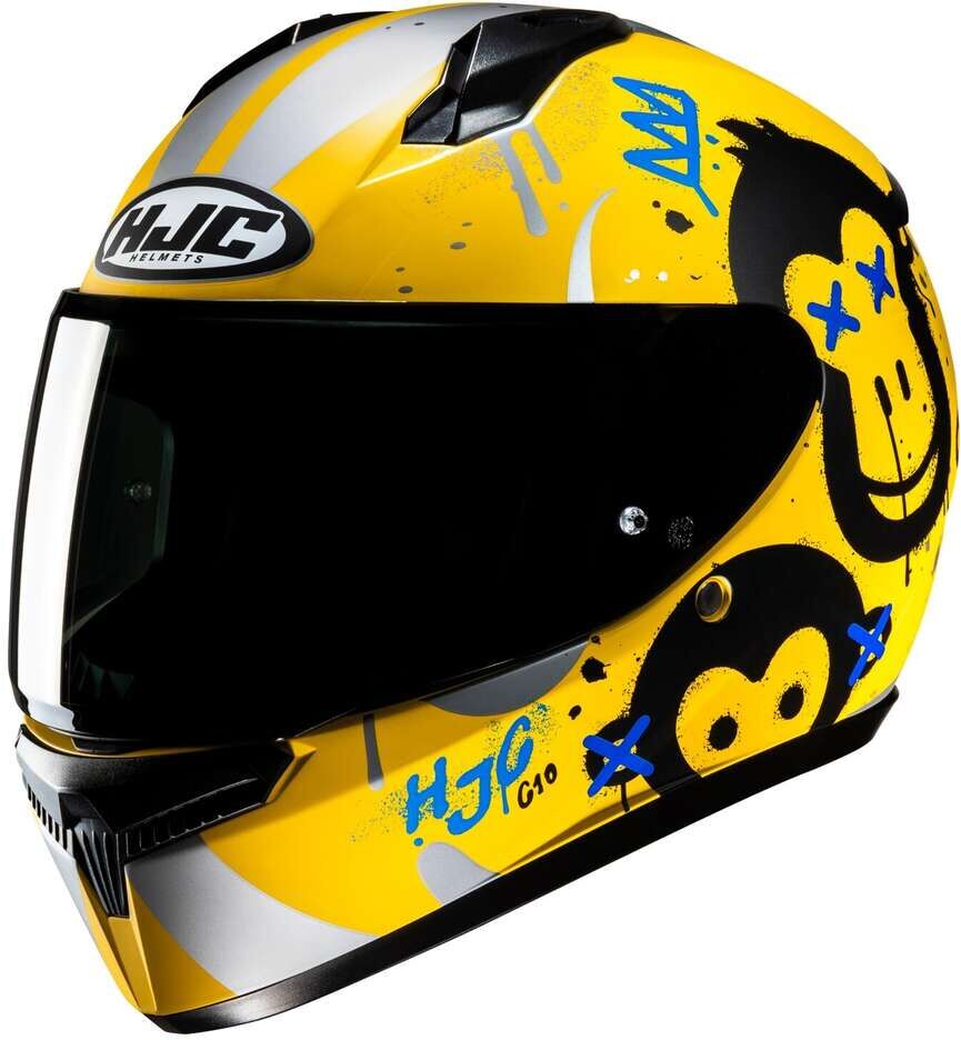 Casco Moto Integrale Hjc C10 GETI MC3SF Giallo Opaco taglia S