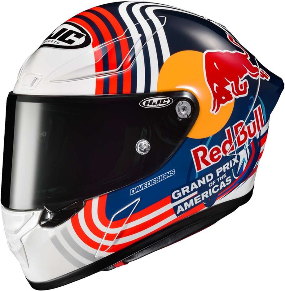 Casco Moto Integrale Hjc RPHA1 RED BULL AUSTIN GP MC21 taglia 2XL