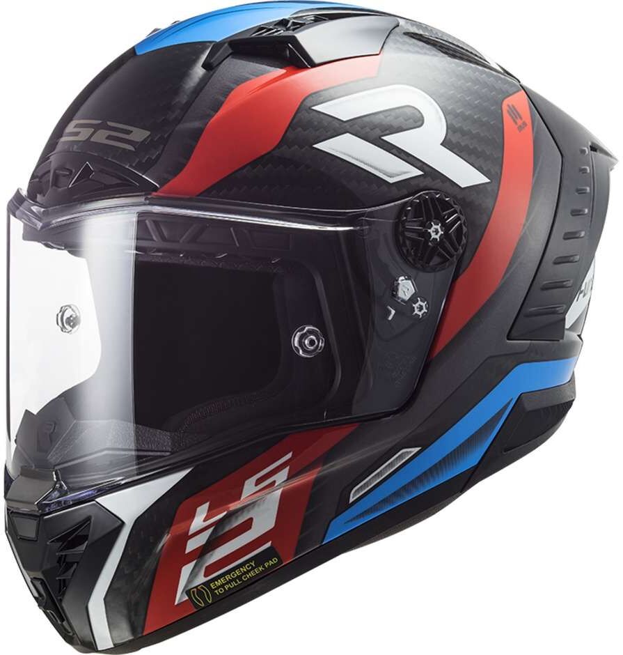 Casco Moto Integrale In Carbonio Ls2 FF805 THUNDER C SUPRA R taglia XL