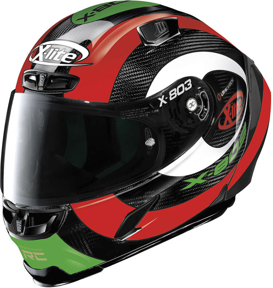 Casco Moto Integrale in Carbonio X-Lite X-803 RS U.C. HATTRI taglia M