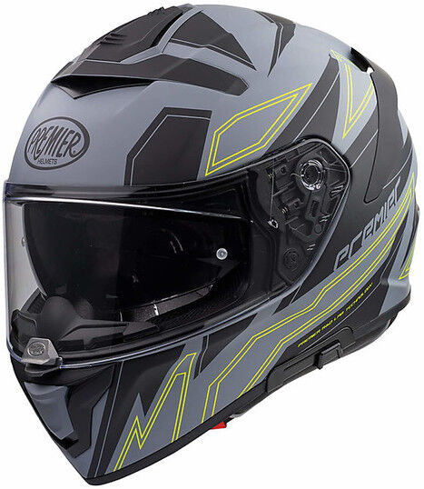 Casco Moto Integrale In Fibra Premier DEVIL EL Y Grey BM Gri taglia 2X