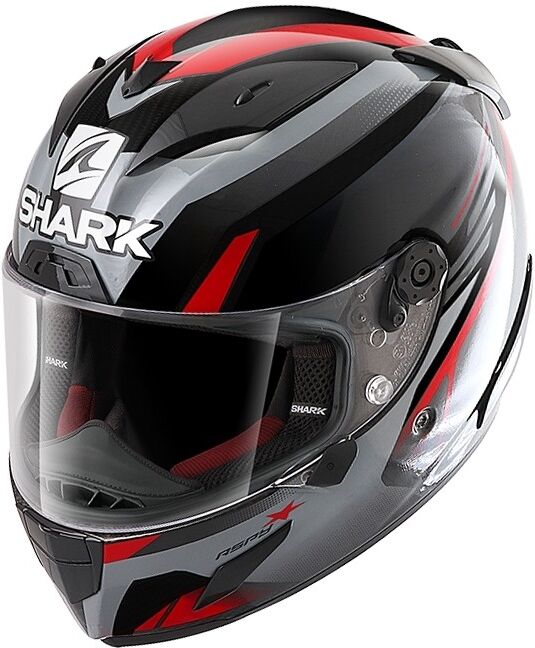 Casco Moto Integrale In Fibra Shark RACE-R PRO ASPY Nero Ant taglia S