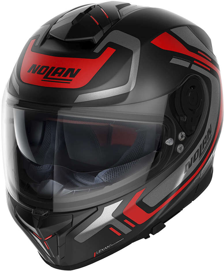 Casco Moto Integrale Nolan N80.8 ALLY N-Com 039 Rosso Opaco taglia S