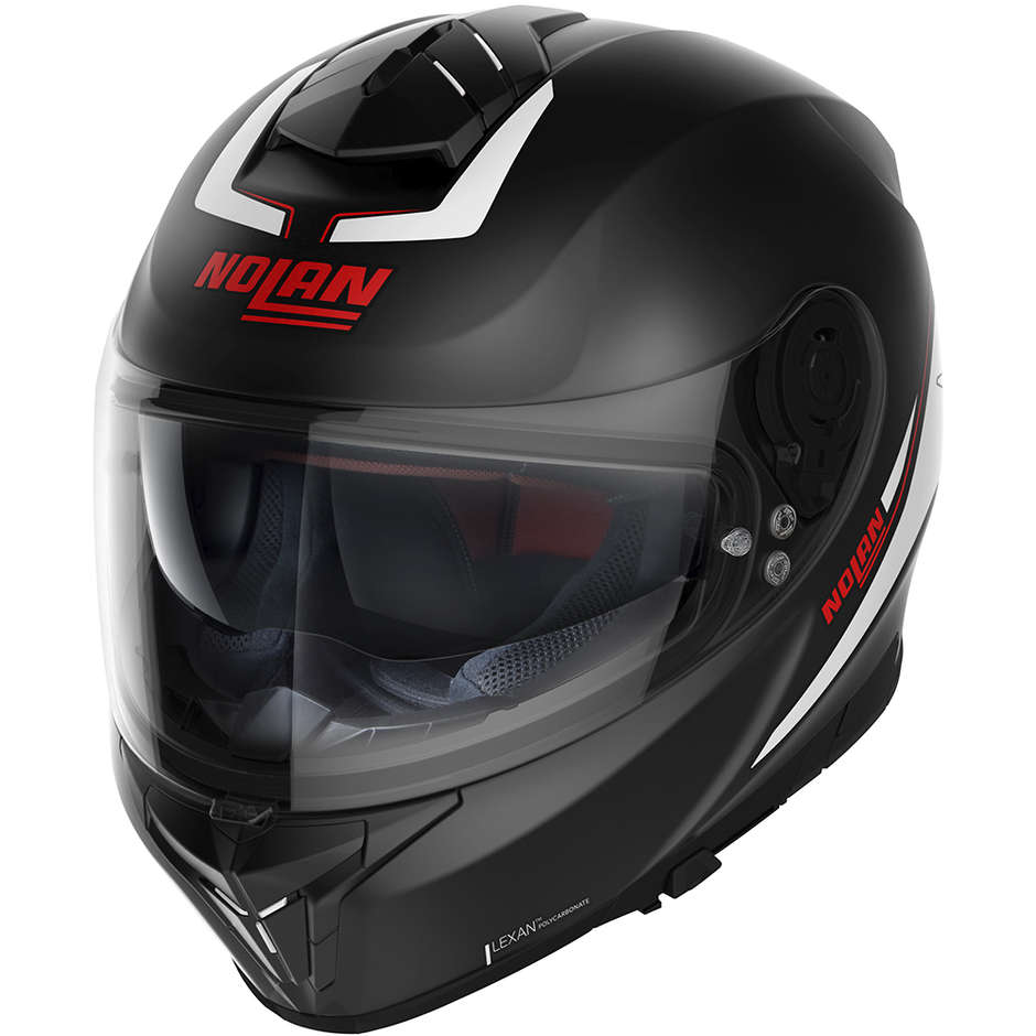 Casco Moto Integrale Nolan N80.8 STAPLE N-Com 053 Nero Opaco taglia M