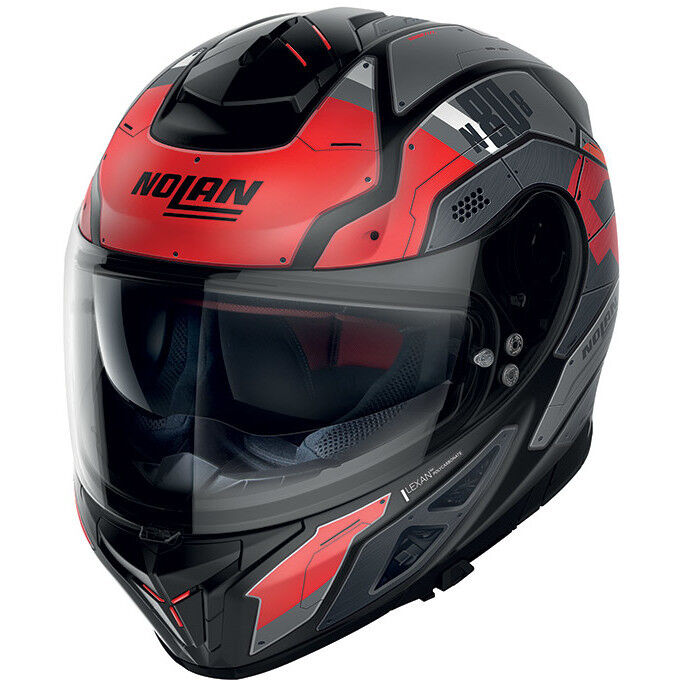 Casco Moto Integrale Nolan N80.8 STARSCREAM N-Com 033 Rosso taglia XL