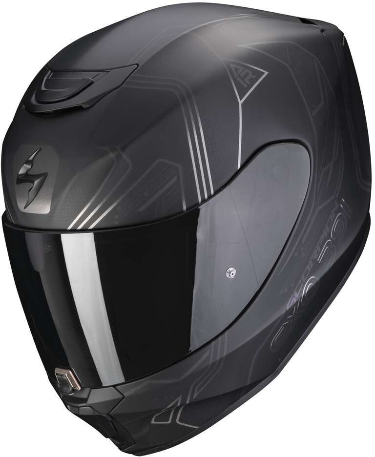 Casco Moto Integrale Scorpion EXO-391 SPADA Opaco Nero Chame taglia L