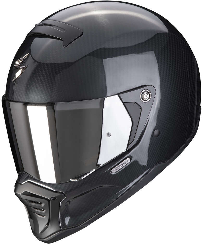 Casco Moto Integrale Scorpion EXO-HX1 CARBON SE SOLID Nero taglia XS