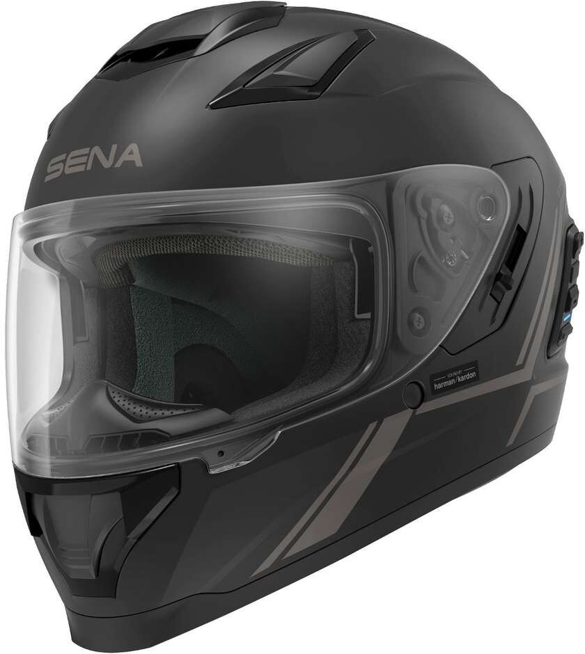 Casco Moto Integrale Sena STRYKER Con Bluetooth Integrato Ne taglia L