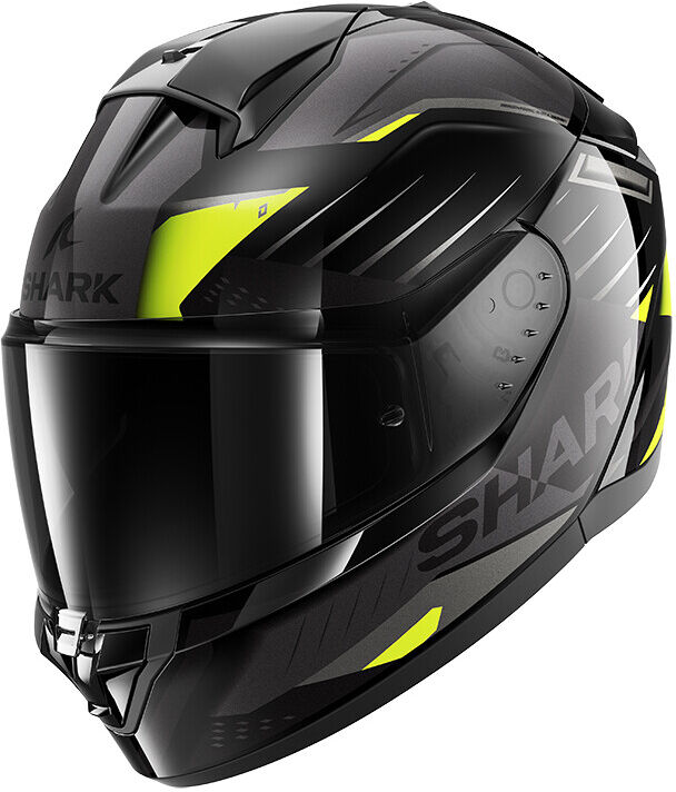 Casco Moto Integrale Shark RIDILL 2 BERSEK Nero Verde Antrac taglia L