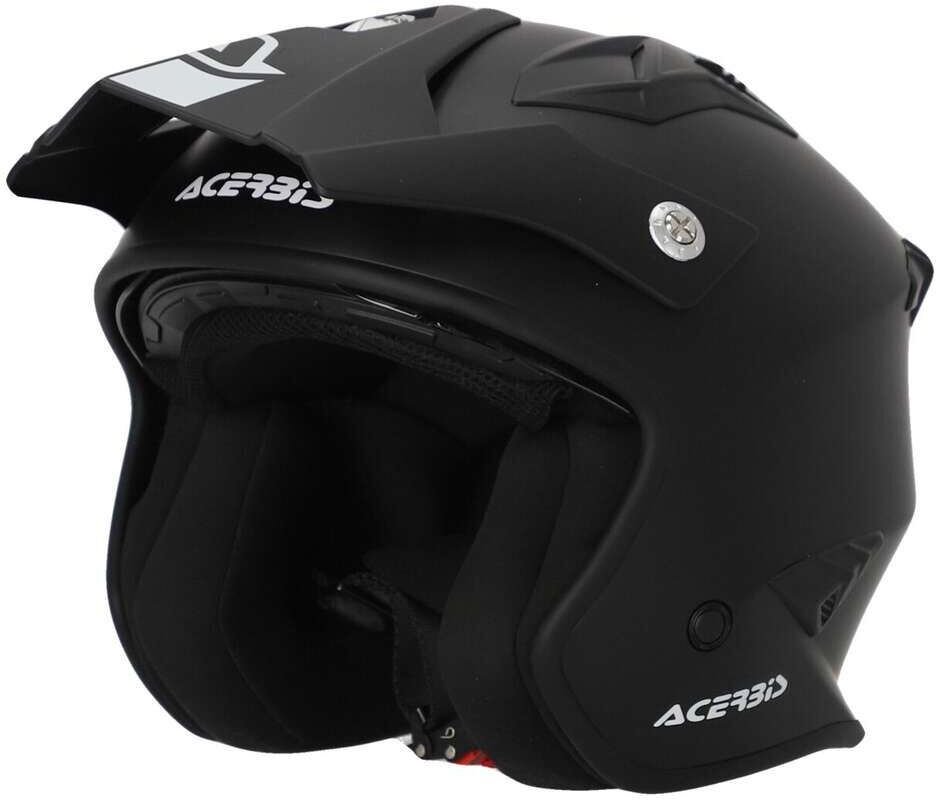 Casco Moto Jet Acerbis Aria 2206 Nero Opaco taglia M