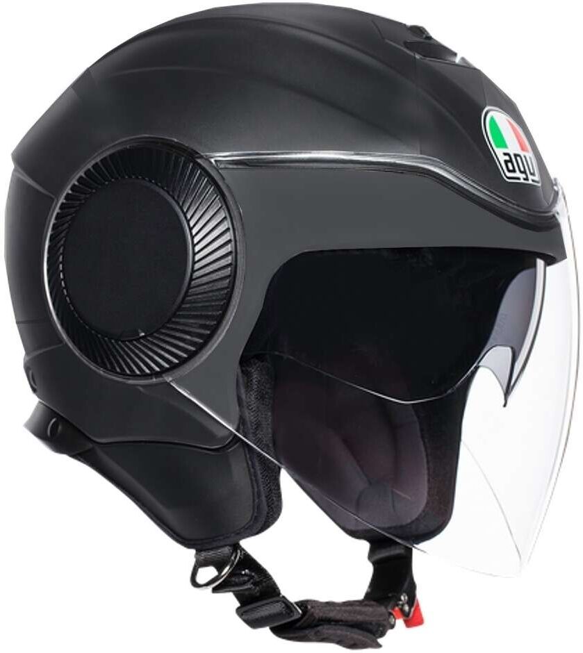 Casco Moto Jet AGV ORBYT Mono Nero Opaco taglia S