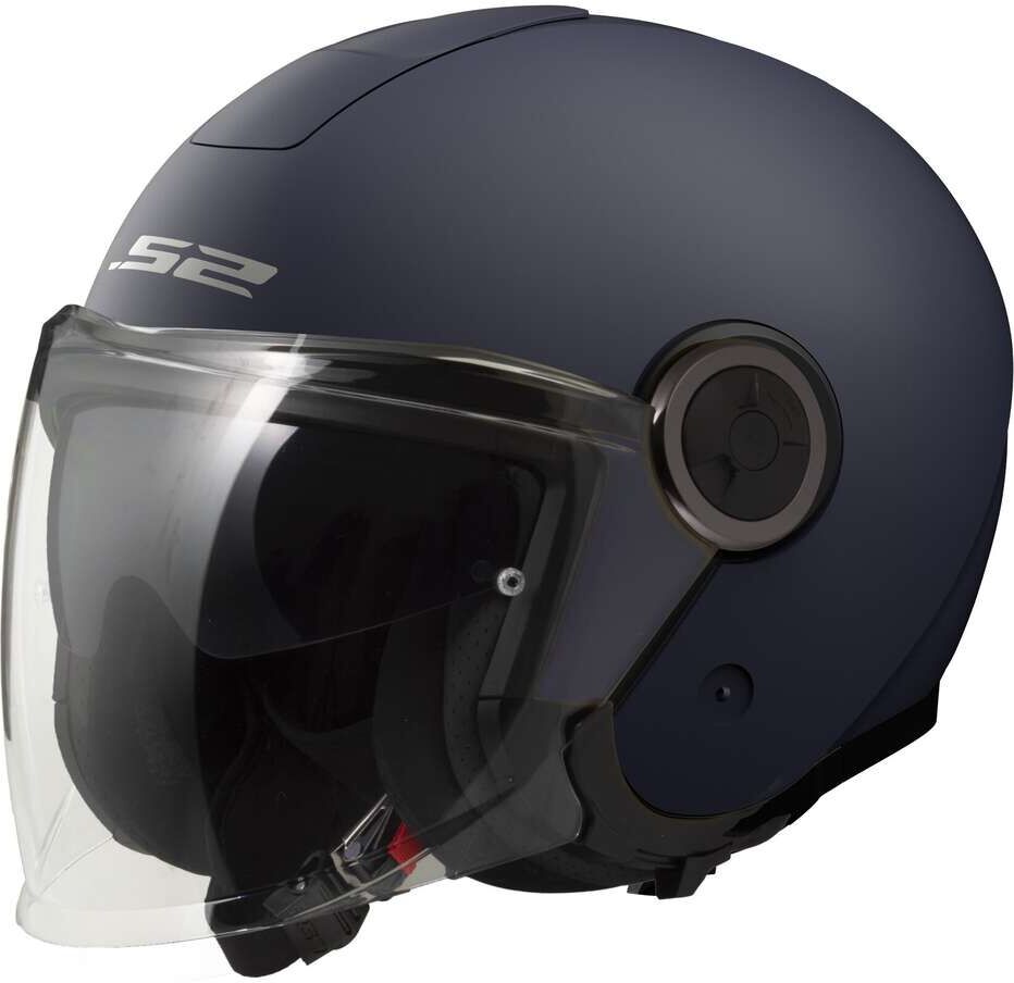 Casco Moto Jet Ls2 OF620 CLASSY SOLID Navy Blu taglia XL