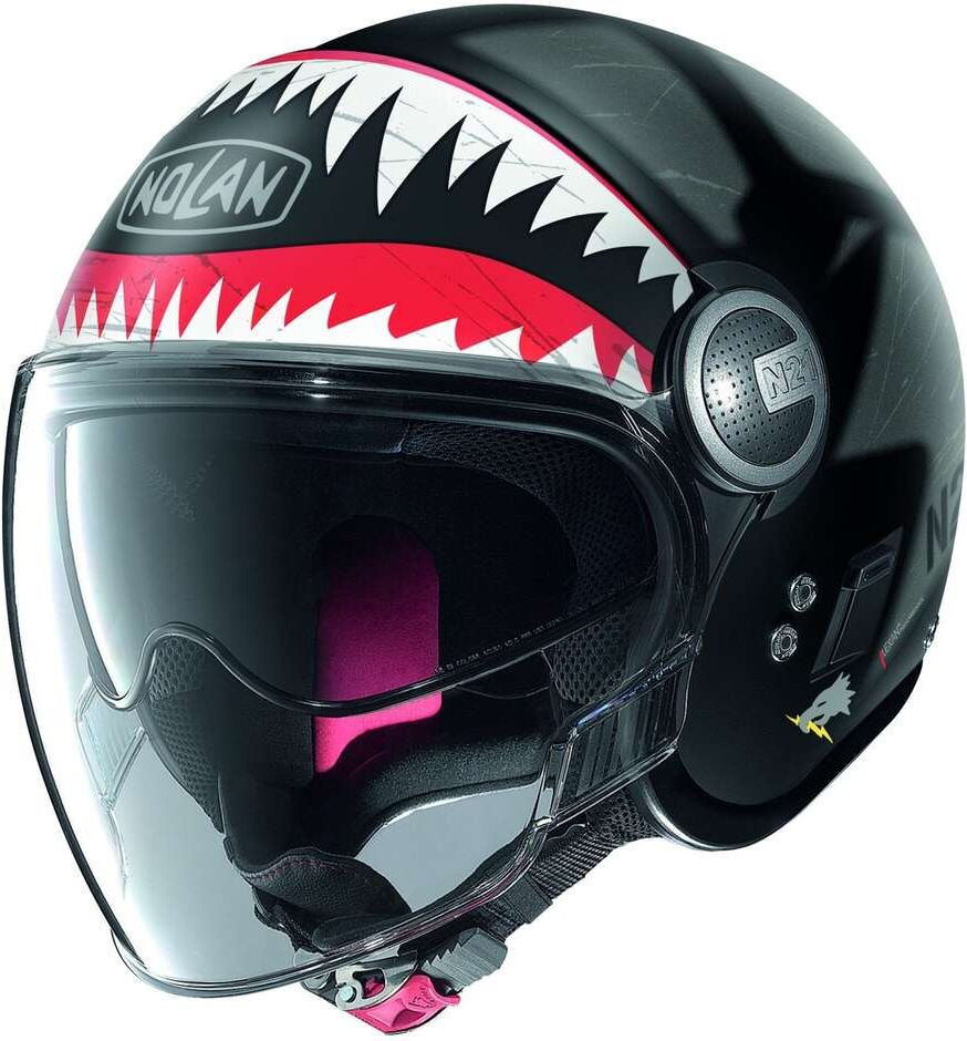 Casco Moto Jet Nolan N21 VISOR SKYDWELLER 092 Nero Opaco taglia M