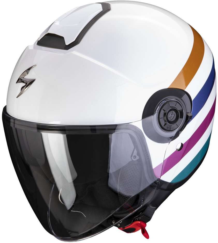 Casco Moto Jet Scorpion EXO-CITY II BEE Bianco Verde Oro taglia S