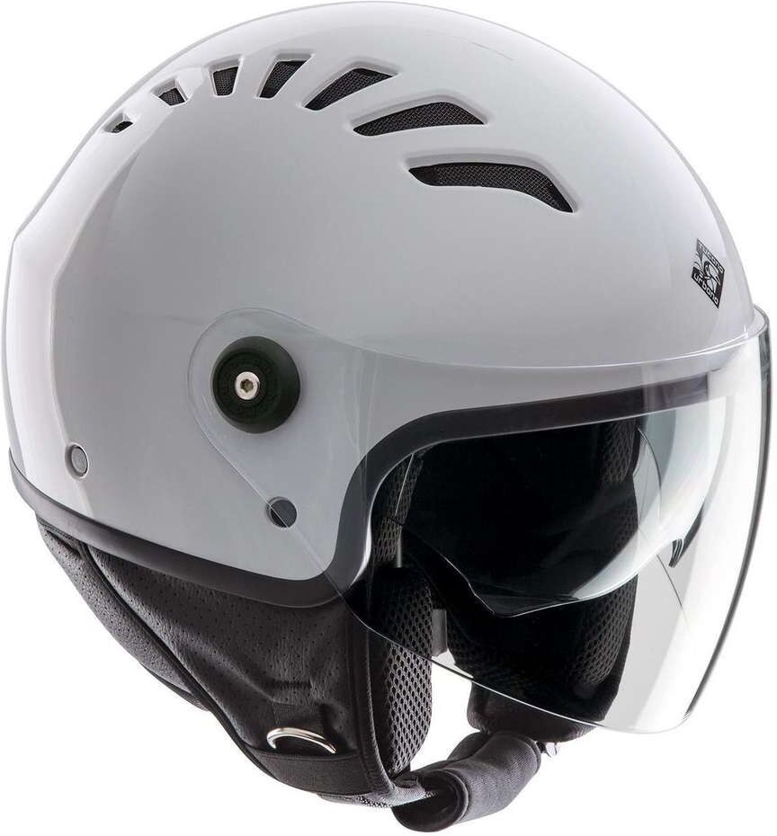 Casco Moto Jet Tucano Urbano EL TOP Bianco Ghiaccio Lucido taglia L