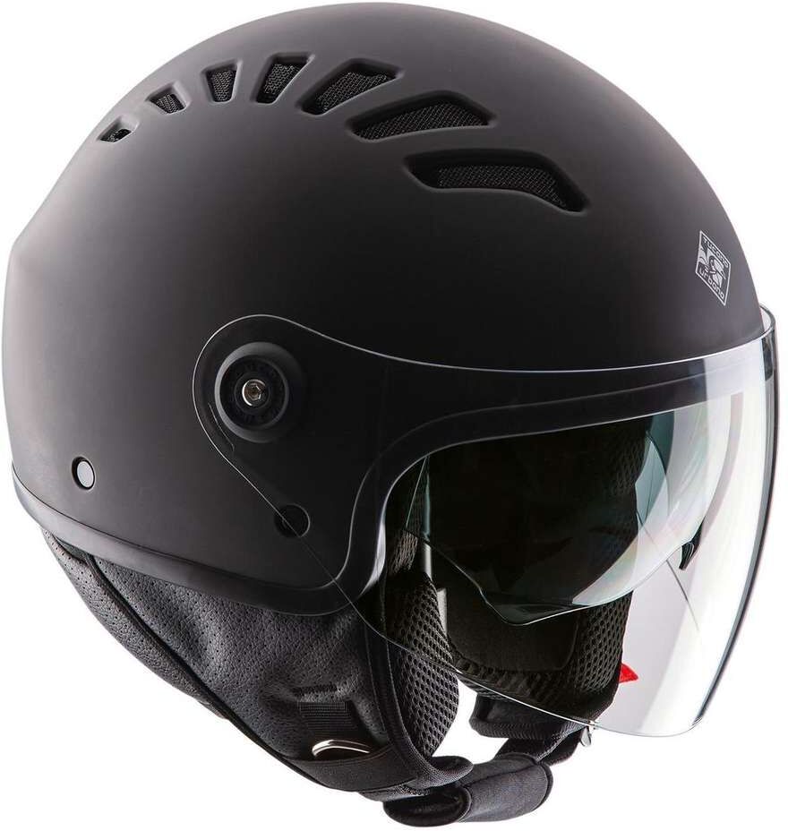 Casco Moto Jet Tucano Urbano EL TOP Grigio Carbone Opaco taglia M