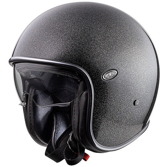 Casco Moto Jet Vintage In Fibra Premier VINTAGE EVO U9 GLITT taglia S