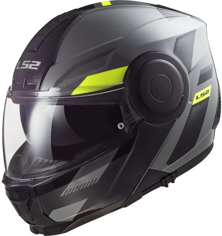 Casco Moto Modulare LS2 FF902 SCOPE MAX Nardo Grey Giallo Fl taglia S