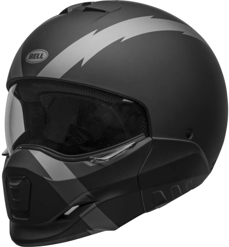 Casco Moto Modulare P/J Bell BROOZER ARC Nero Grigio Opaco taglia L