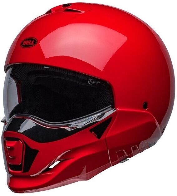 Casco Moto Modulare P/J BELL BROOZER DUPLET Rosso taglia M