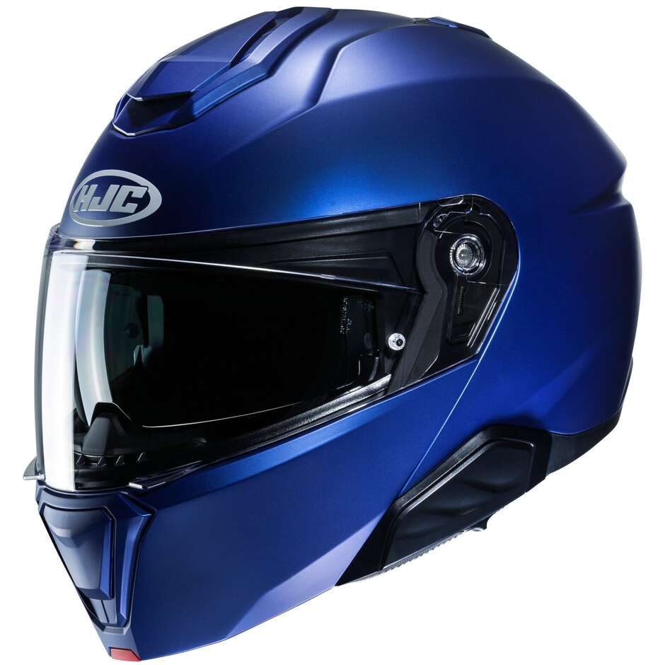 Casco Moto Modulare P/J Hjc i91 Semi Blu Meta Opaco taglia S