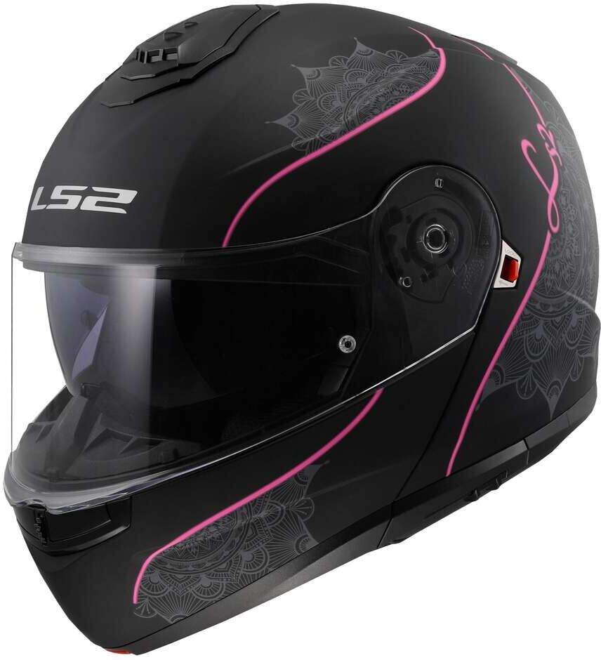 Casco Moto Modulare P/J Ls2 FF908 STROBE II LUX Nero Opaco R taglia S