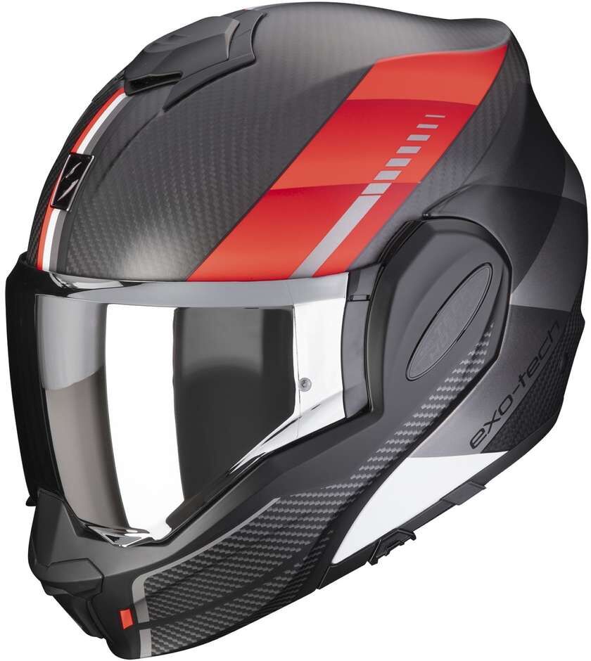 Casco Moto Modulare P/J Scorpion EXO-TECH EVO CARBON GENUS O taglia S