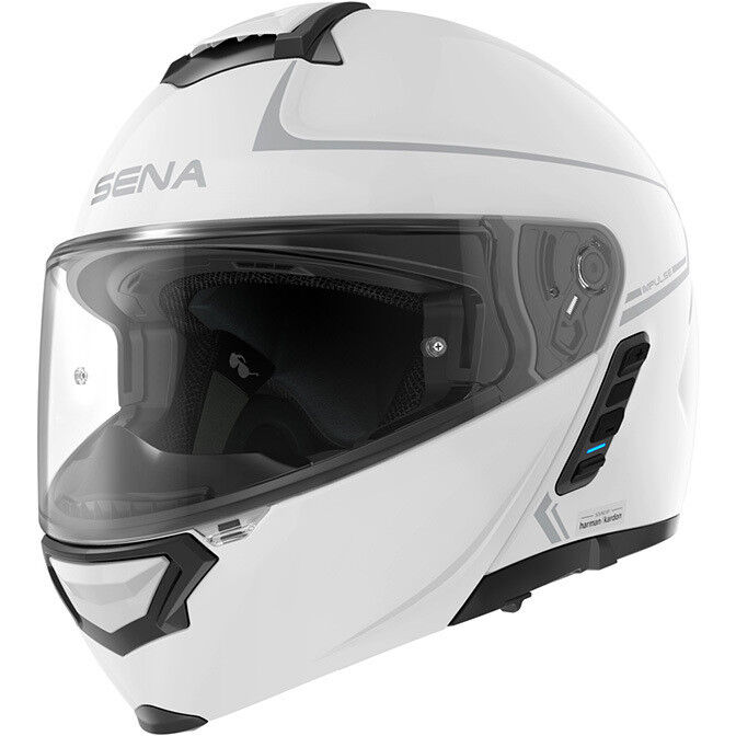 Casco Moto Modulare Sena Outrush Bianco Doppia Omologazione taglia M