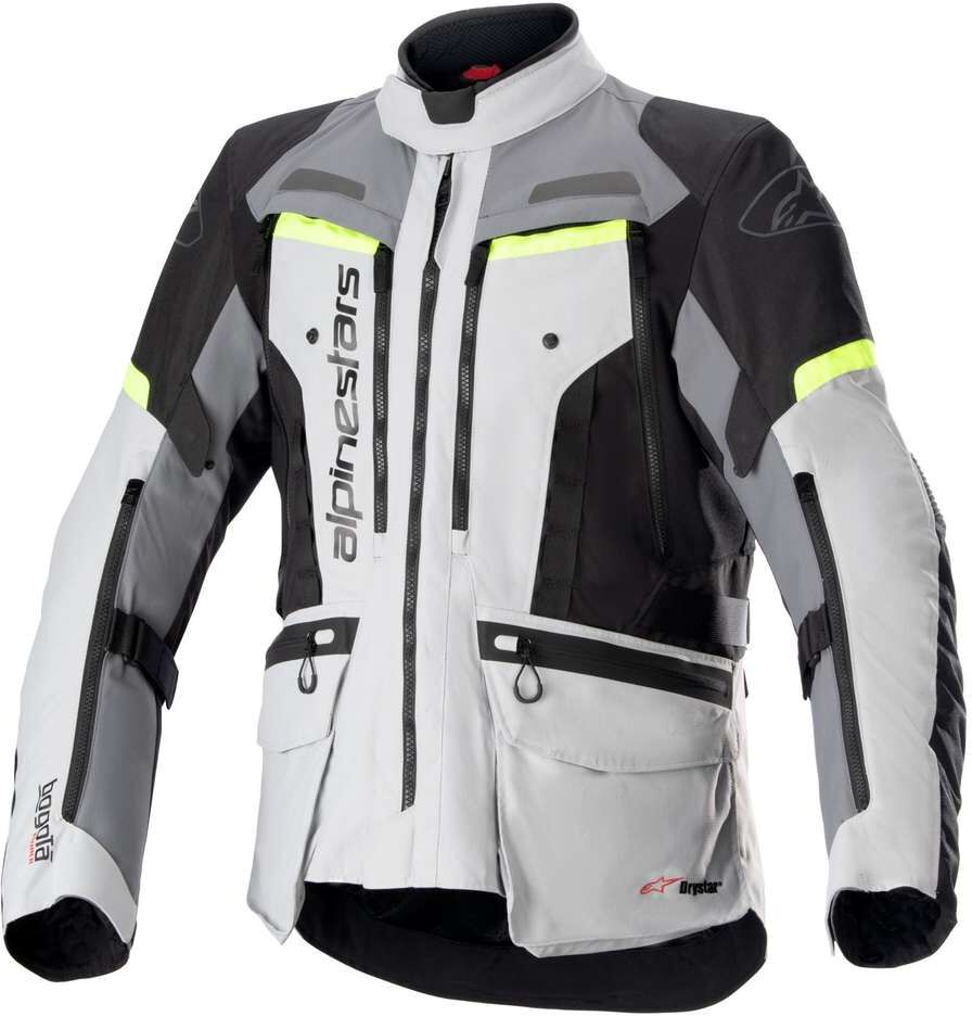 Giacca Moto Alpinestars BOGOTA' PRO DRYSTAR Fluo Giallo Grig taglia S