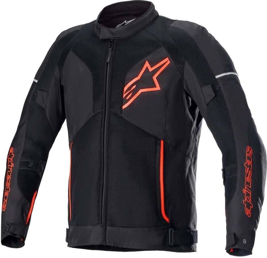 Giacca Moto Traforata Alpinestars VIPER V3 AIR Fluo Rosso Ne taglia S