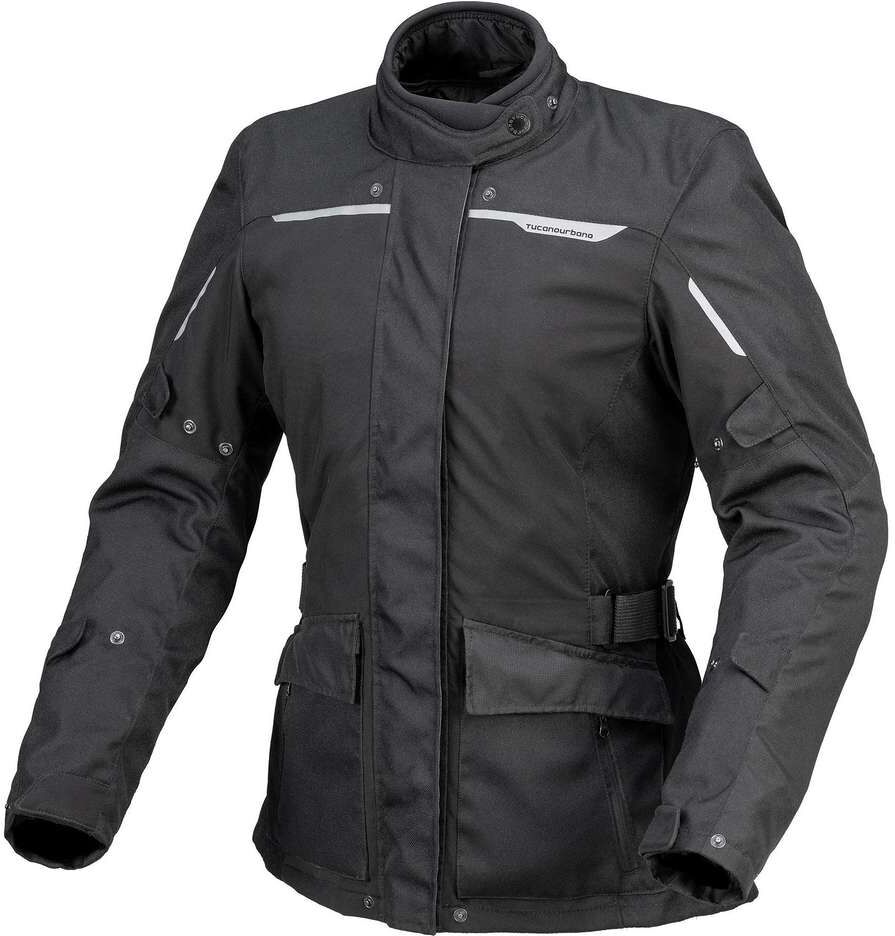 Giacche Moto Donna Tessuto Tucano Urbano 4STROKE LADY Nero taglia 40