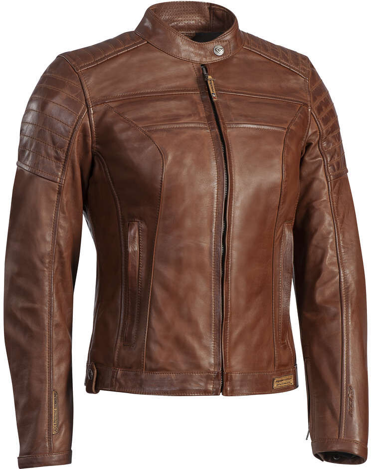 Giubbotto Donna Moto In Pelle Custom Ixon SPARK Lady Camel taglia XL