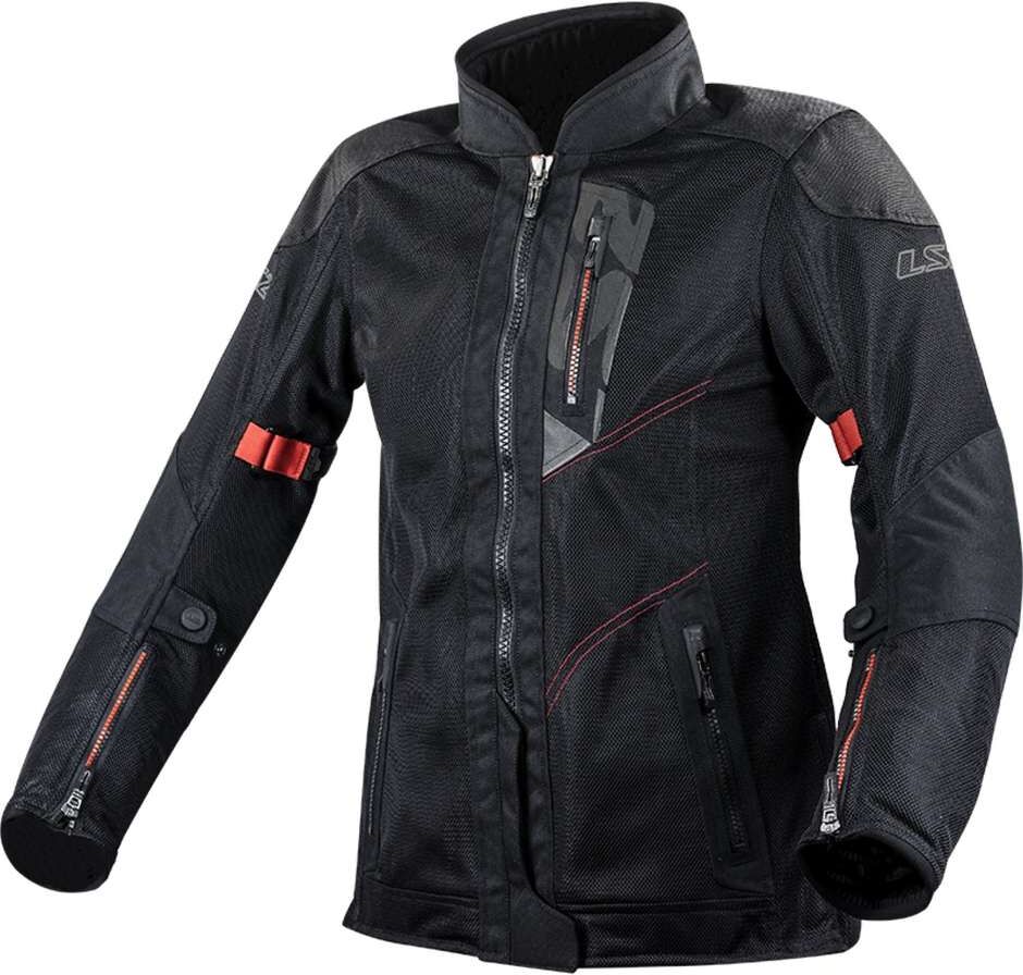 Giubbotto Moto Donna Estivo Ls2 ALBA LADY Nero Chiaro Certif taglia 5X